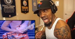 Watch this guy react to seeing Eddie Van Halen play guitar for the first  time!