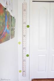 Easy Diy Ruler Growth Chart House Mix