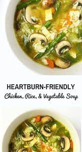 Hearty Chicken Rice And Vegetable Soup Thegerdchef Recipe Reflux Recipes Gerd Friendly Recipes Dairy Free Soup Recipe