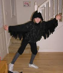 Bird In Hand Half Marathon Costume Black Bird Action Pose Copy Black Bird Crow Costume Bird Costume