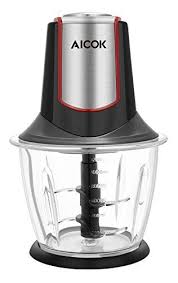 Offerta Di Oggi Aicok Tritatutto 1 2l Tritatutto In Vetro Mini Frullatore Tritatutto Con 4 Lame In Acciaio Inox M Blender Kitchen Appliances Food And Drink