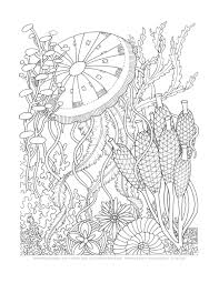 Instant digital download with your purchase, you will receive one printable page (in black and white). Aquatic Coloring Pages Yomya