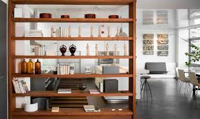 Room Divider Ideas To Beautify Your Home 4.or use a staggered bookcase system for a more airy feel.