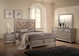 Gold bedroom furniture sets black ideas yellow white and intuitia. New Champagne Gold Glam Chic Queen King 4pc Bedroom Set Modern Furniture B D M N Ebay