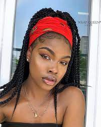 Box Braids Hairstyles Scarf Hairstyles Girls Hairstyles Braids Box Braids Hairstyles