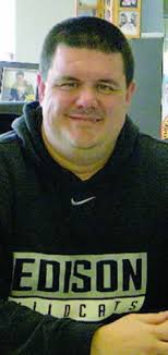 Evans named Edison Teacher of the Month