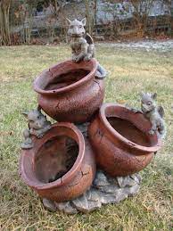 Garden Ornament With Dragon Triple Garden Planter Amazon Co Uk Garden Outdoors Dragon Garden Garden Figures Dragon Decor