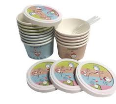 Square, oblong, and round ice cream tubs are available. Ice Cream Cup Personalized Paper Ice Cream Cups Printed Cup