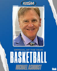 Congratulations to Michael Ashurst, the 2024-25 KHSAA Outstanding Official  of the Year for basketball. For full details: 🔗 ly.khsaa.org/zcwq #khsbk