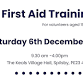 First aid training - The Keals Village Hall, Main Rd Event Image