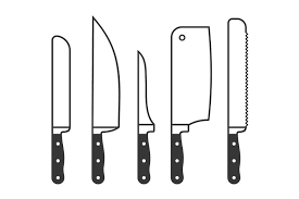 Kitchen Knives Set In 2020 Knife Set Kitchen Kitchen Knives Drawing Accessories