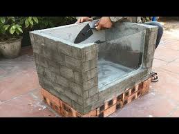 Amazing Ideas With Cement Make An Aquarium With A Simple Foam And Cement Box Youtube Diy Ponds Backyard Diy Aquarium Fish Ponds Backyard
