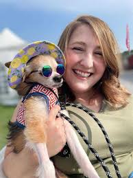 Peewee, the world's happiest 13 year old chihuahua, with a brand new lease 