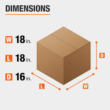 The Home Depot 18 In L X 18 In W X 16 In D Medium Moving