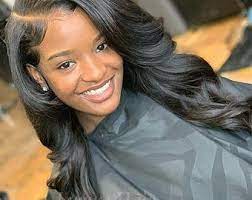 Lace Frontal Wigs Wave Hair Brazilian Hair Beach Waves Hair Etsy In 2020 Body Wave Wig Hair Waves Wig Hairstyles