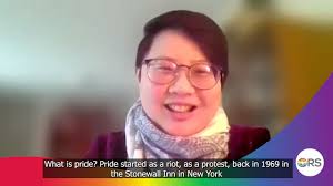 Dr Joyce Man from ORS talking about Pride