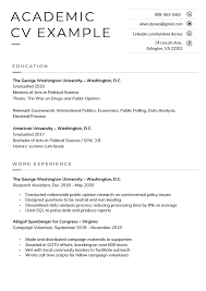 Example of a good cv. How To Write A Curriculum Vitae Cv For A Job Examples