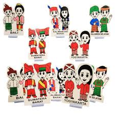 Gambar pakaian adat lampung kartun surat kabar. Jual Mainan Peraga Pakaian Adat Kota Bandung Mainan Bandung Tokopedia