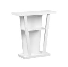 Table d'entrée / table d'appoint. Table D Appoint 32 L Console D Entree Blanche Meubles Rd