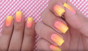 How to make pink and yellow coffin nails? Light Pink And Yellow Ombre Nails Novocom Top