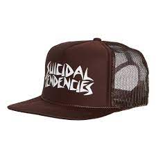 Product title suicidal tendencies men's og trucker cap black. Suicidal Tendencies Og Flip Hat Brown White Hhv