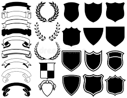 Banner Ribbon Vector Black And White Elements For Logos Ribbons Banners Laurels And Shields Mix And Match To Cre Affiliate Banners Laurels Ri Ribbon Banner Shield Vector Logo Banners