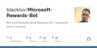 The microsoft rewards page is loaded with . Github Blackluv Microsoft Rewards Bot Microsoft Rewards Bing Rewards Bot Completes Search And Quiz