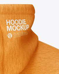 Download Melange Hoodie Mockup Back Half Side View In Apparel Mockups On Yellow Images Object Mockups