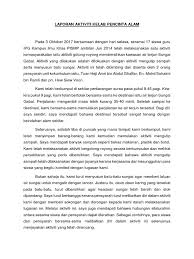Adakah anda semua rasa terhad dalam menjalankan aktiviti kokurikulum anda? Laporan Aktiviti Kelab Pencinta Alam