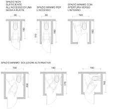 Larghezza minima bagno e superfici minime bagni. Bagni Pubblici Bagno Design