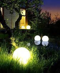 Glowing Garden Orbs Orb Light Garden Lighting Garden Globes