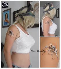 3d Tattoo By Omer Omurlu 3 Boyutlu Orumcek Dovmesi Omer Omurlu Tattoo Artist Dovme
