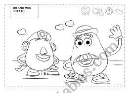 Potato head on kids n fun. Mr And Mrs Potato Head Esl Worksheet By Julieta1995