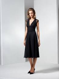 Black Bridesmaid Dresses Black Knee Length Dress Black Dresses Classy Cap Sleeve Bridesmaid Dress