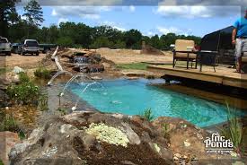 Landscape Pond Waterfall Ideas For Your Backyard Plano County Tx Fncponds Natural Swimming Ponds Natural Swimming Pools Swimming Pond