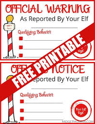 Make the holidays super easy. Naughty Or Nice Notice Elf On The Shelf Printable Midgetmomma