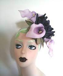 Rose And Calla Lily Pad Head Band How To Make Headbands Calla Lillies Lily Pads