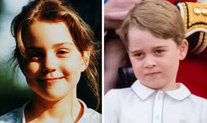 Kate middleton makes good on promise to wear a pink dress to meet young cancer patient. Kate Middleton And Prince George How A Young Kate Looked Just Like Prince George Royal News Express Co Uk