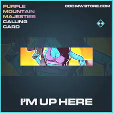 Purple mountain was conceived while the artist visited her parents in scenic arizona, as she took in the incredible views of the sun setting over the tonto national forest. Purple Mountain Majesties Operators Identity Item Store Bundle Call Of Duty Warzone Black Ops Cold War
