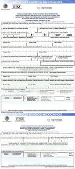 If you have ever flown by airplane to mexico, the tourist card is the form that you filled out on the airplane before you landed. Mexican Airport Immigration