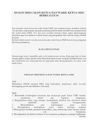 Check spelling or type a new query. Contoh Visi Misi Menjadi Osis Mosaicone