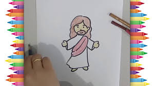 Maybe you would like to learn more about one of these? Menggambar Dan Mewarnai Yesus Drawing Jesus Christ Drawing Step By Step Youtube