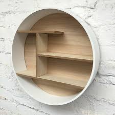 A wide variety of circle wall shelf options are available to you, such as appearance. Large Retro White Wooden Round Wall Floating Shelving Storage Shelf Display Unit Ebay