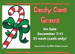 Printable candy cane gram christmas card, christmas party favor tags, christmas class party gift, christmas favor labels, candy cane holder blotdesignsco. Candy Gram Sale Austin Elementary School