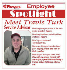 Maybe you would like to learn more about one of these? Employeespotlight Meet Travis Turk Service Advisor At Flowers Nissan Service Advisor Helping People Automobile Industry