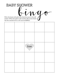 Best when printed on 8 ½ inch x 11 inch cardstock. Baby Shower Bingo Printable Cards Template Paper Trail Design Baby Shower Bingo Printable Bingo Cards Printable Baby Shower Bingo Free