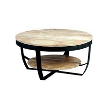 Vasagle table basse ronde, table de salon style industriel, cadre métallique durable pour salon chambre, marron rustique lct88x. Soldes Table Basse Ronde Pas Cher But Fr