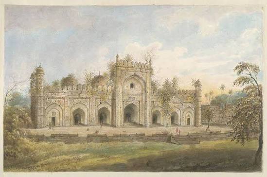 Muslims - The battleground of Udhua Nullah [where Mir Qasim (r.1760-63) was defeated in 1763], Lord Hastings' tents in the foreground and the Rajmahal foothills beyond; a watercolor by Seeta Ram, 1817-21 | Facebook