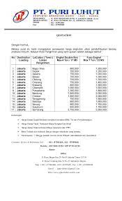Kebersihan adalah sebagian dari iman. 16 Contoh Surat Penawaran Jasa Service Konstruksi Dll Contoh Surat