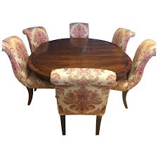 Come to goods for discount henredon furniture. Ralph Lauren Henredon Dining Room Set Table And Six Hitchcock Chairs At 1stdibs